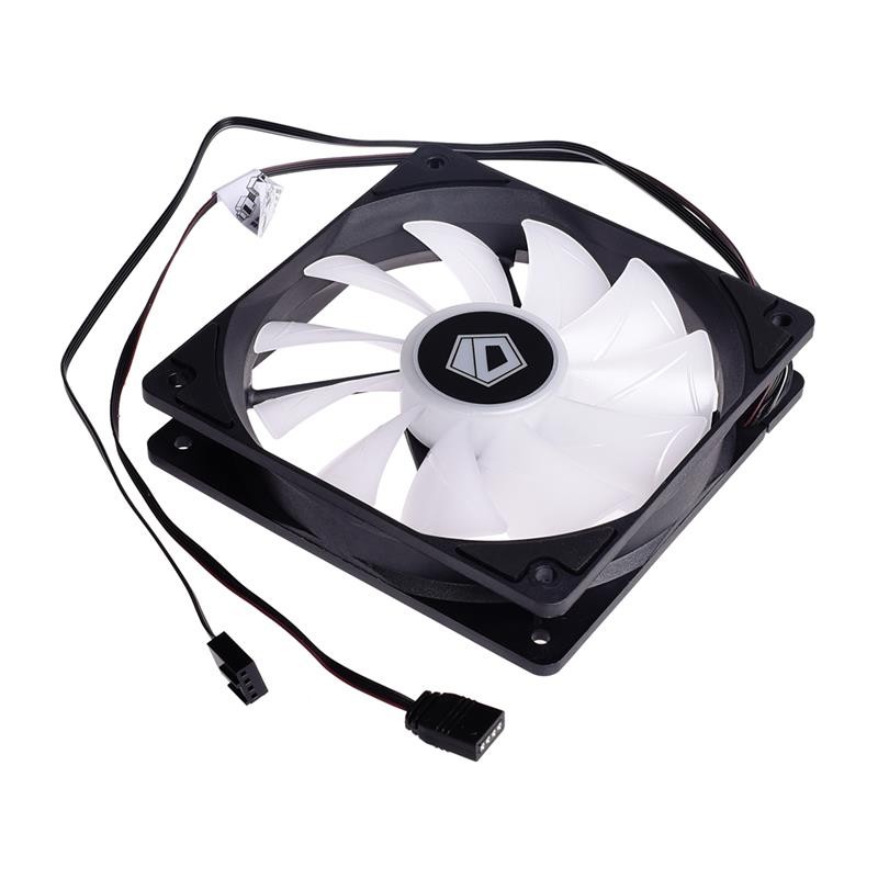 Вентилятор ID-Cooling XF-12025-RGB (Single Pack), 120x120x25мм, 4-pin, черный