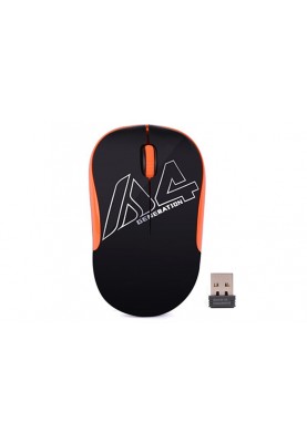 Мишка бездротова A4Tech G3-300N Black/Orange USB V-Track