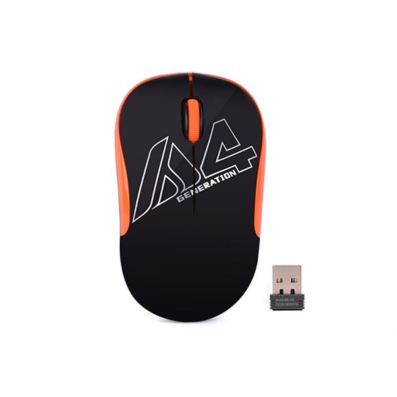 Мышь беспроводная A4Tech G3-300N Black/Orange USB V-Track