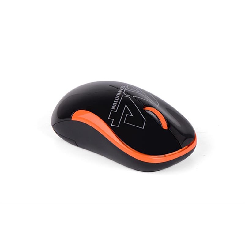 Мышь беспроводная A4Tech G3-300N Black/Orange USB V-Track