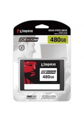 Накопичувач SSD  480GB Kingston DC500M 2.5" SATAIII 3D TLC (SEDC500M/480G)