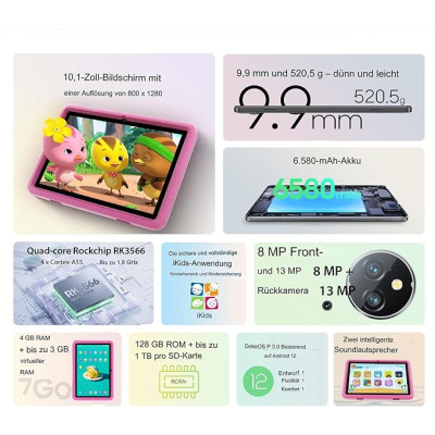 Планшет Blackview Tab 8 Kids 4/128GB Pudding Pink (6931548313038) Планшет Blackview Tab 8 Kids 4/128GB Pudding Pink (6931548313038)