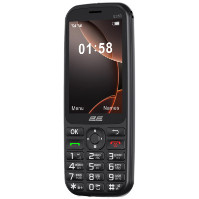 Мобiльний телефон 2E E350 Black (694743656879) Мобiльний телефон 2E E350 Black (694743656879)