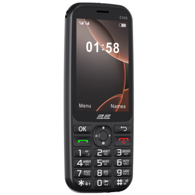Мобiльний телефон 2E E350 Black (694743656879) Мобiльний телефон 2E E350 Black (694743656879)