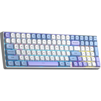 Клавіатура бездротова Aula S100pro Red Switch White/Blue (6948391205762) Клавіатура бездротова Aula S100pro Red Switch White/Blue (6948391205762)