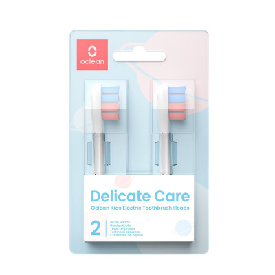 Насадка для зубної електрощітки Oclean P3K1 Brush Head Kids White 2шт (6970810552546) Насадка для зубної електрощітки Oclean P3K1 Brush Head Kids White 2шт (6970810552546)