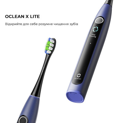 Розумна зубна електрощітка Oclean X Lite Blue (6970810555974)