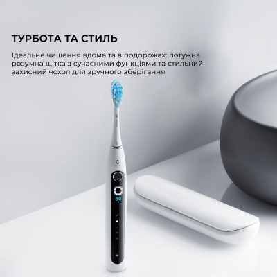 Розумна зубна електрощітка Oclean X Pro 20 Set Electric Toothbrush Black (6970810556964)