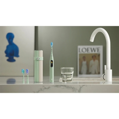 Розумна зубна електрощітка Oclean X Ultra 20 Set Electric Toothbrush Green (6970810557091) Розумна зубна електрощітка Oclean X Ultra 20 Set Electric Toothbrush Green (6970810557091)