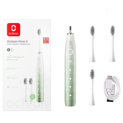 Розумна зубна електрощітка Oclean Flow S Electric Toothbrush Green (6970810557336)