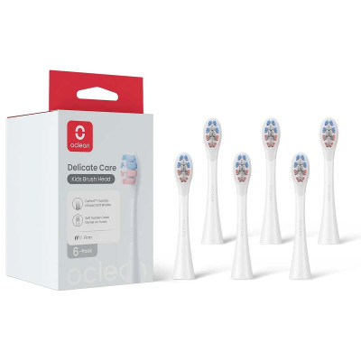 Насадка для зубної електрощітки Oclean Delicate Care P3K1 White 6 шт (6970810557404)