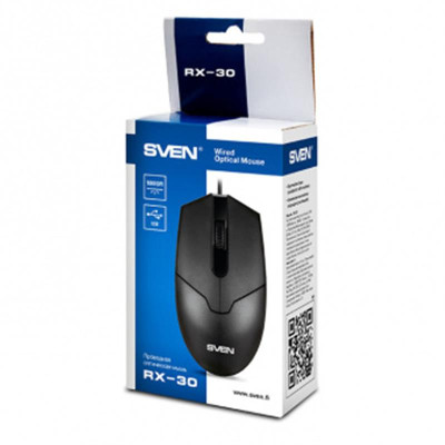 Мишка Sven RX-30 Black USB
