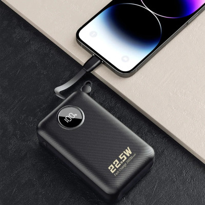 Універсальна мобільна батарея Dudao K14+ 20000mAh 22.5W Black (6977196680016) Універсальна мобільна батарея Dudao K14+ 20000mAh 22.5W Black (6977196680016)