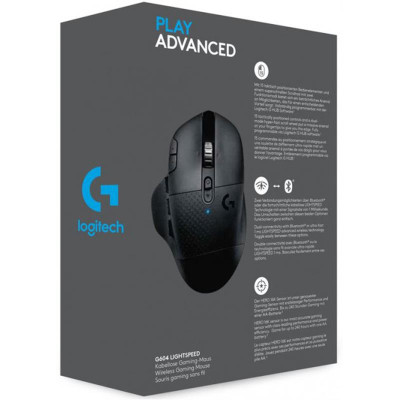 Мышь Bluetooth+Wireless Logitech G604 Lightspeed (910-005649) Black