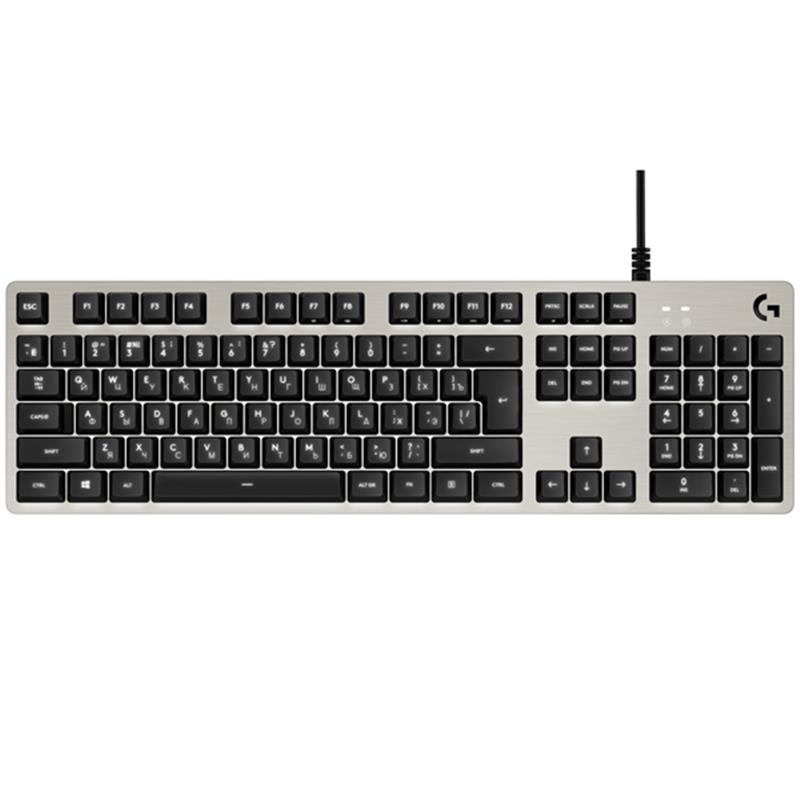 Клавиатура Logitech G413 Silver USB (920-008516)