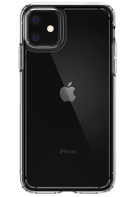 Чохол-накладка Spigen Crystal Hybrid для Apple iPhone 11 Crystal Clear (076CS27086)