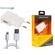 Мережевий зарядний пристрій Grand-X (1xUSB 1A) White (CH765LTW) + кабель Lightning