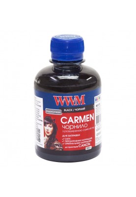 Чорнило WWM Universal Carmen для Сanon серій PIXMA iP/iX/MP/MX/MG Black (CU/B) 200г