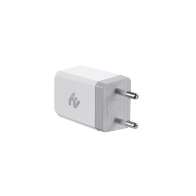 Мережевий зарядний пристрій 2E (1USB 2.1A) White (2E-WC1USB2.1A-W)
