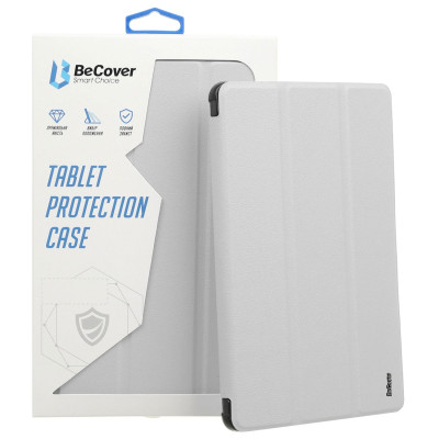 Чохол-книжка BeCover Ultra Slim Origami Transparent з кріпленням Apple Pencil для Apple iPad 10.2 2019/2020/2021 Gray (711099)