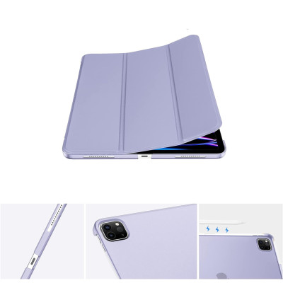 Чохол-книжка BeCover Tri Fold Hard для Apple iPad Pro 12.9 2020/2021/2022 Purple (711722)