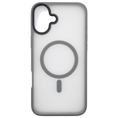 Чохол-накладка BeCover Metal Buttons Case MagSafe для Apple iPhone 16 Plus Gray (712095) Чохол-накладка BeCover Metal Buttons Case MagSafe для Apple iPhone 16 Plus Gray (712095)
