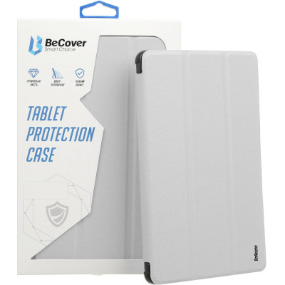 Чохол-книжка BeCover Ultra Slim Origami Transparent з кріпленням Apple для Apple iPad Mini 6 2021 Gray (712931)