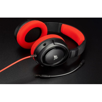 Гарнiтура Corsair HS35 Red (CA-9011198-EU)