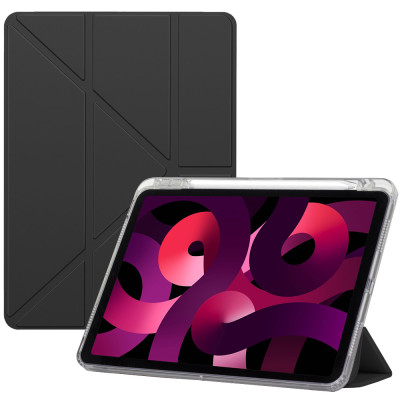 Чохол-книжка BeCover Ultra Slim Origami Transparent з кріпленням Apple iPad Air 11" M4 2026 Black (715183)