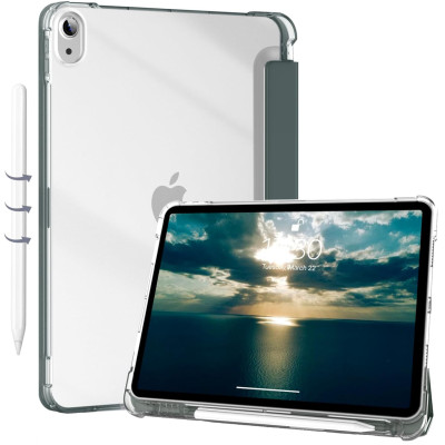 Чохол-книжка BeCover Soft Edge з кріпленням Apple Pencil для Apple iPad Air 11" M4 2026 Dark Green (715262)