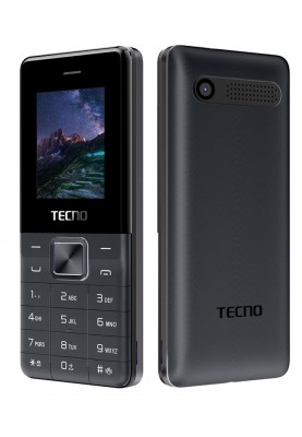 Мобiльний телефон Tecno T301 Dual Sim Black (4895180743320)