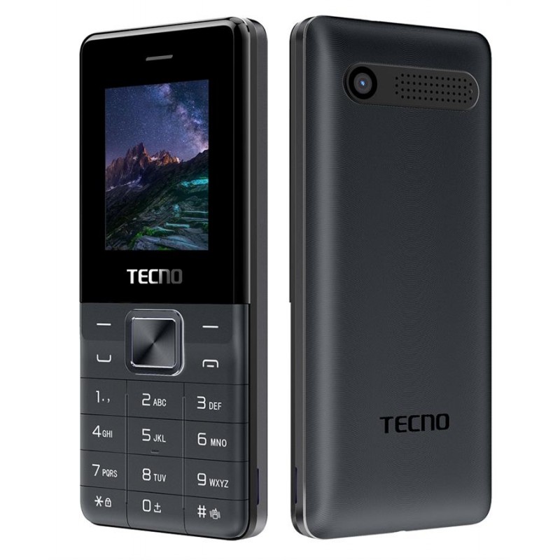 Мобiльний телефон Tecno T301 Dual Sim Black (4895180743320)