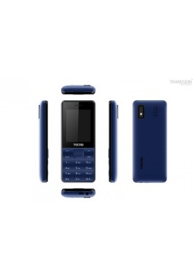 Мобiльний телефон Tecno T372 Triple Sim Deep Blue (4895180746826)