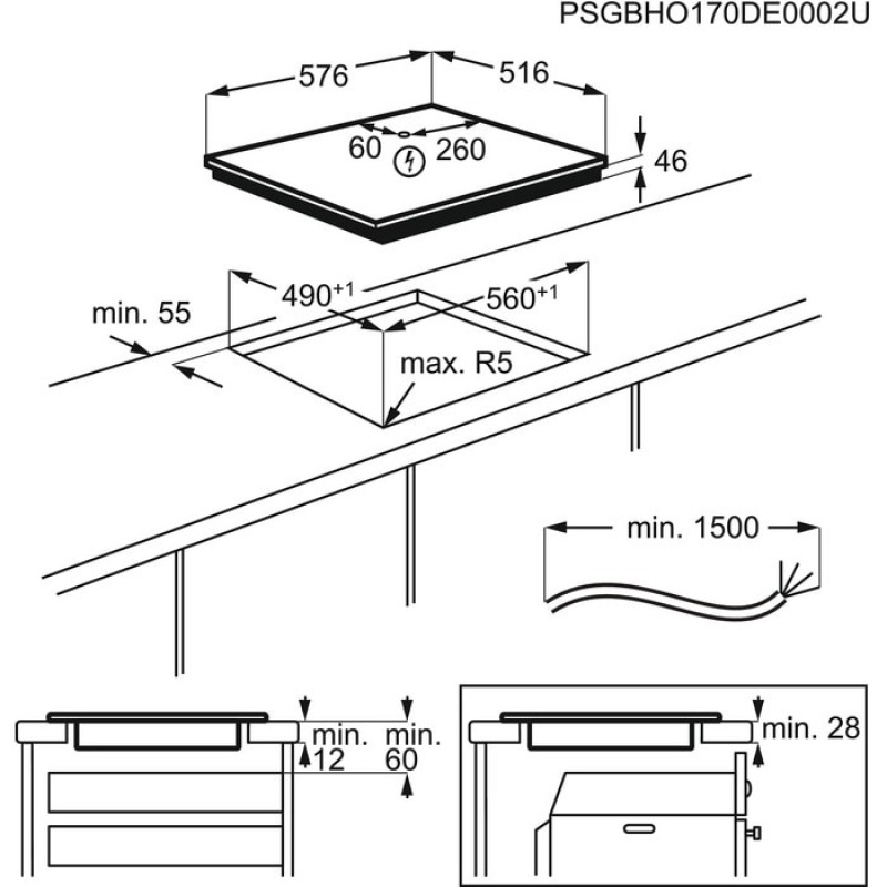 Варочная поверхность Electrolux IPE6440KXV