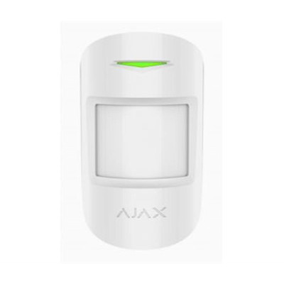 Бездротовий датчик руху і розбиття скла Ajax CombiProtect White (7170.06.WH1/38097.06.WH1) Бездротовий датчик руху і розбиття скла Ajax CombiProtect White (7170.06.WH1/38097.06.WH1)