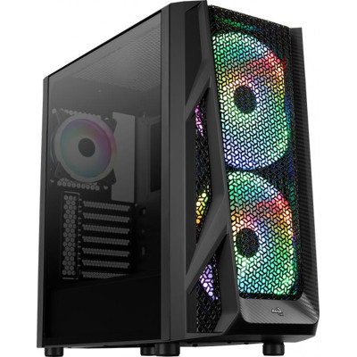 Корпус AeroCool AirHawk Duo ARGB (AirHawk Duo-G-BK-v1) Black без БЖ