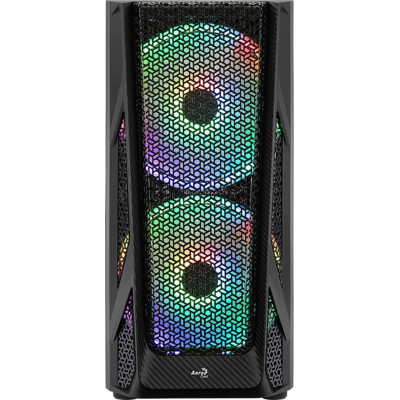 Корпус AeroCool AirHawk Duo ARGB (AirHawk Duo-G-BK-v1) Black без БЖ