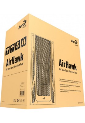 Корпус AeroCool AirHawk Duo ARGB (AirHawk Duo-G-BK-v1) Black без БЖ