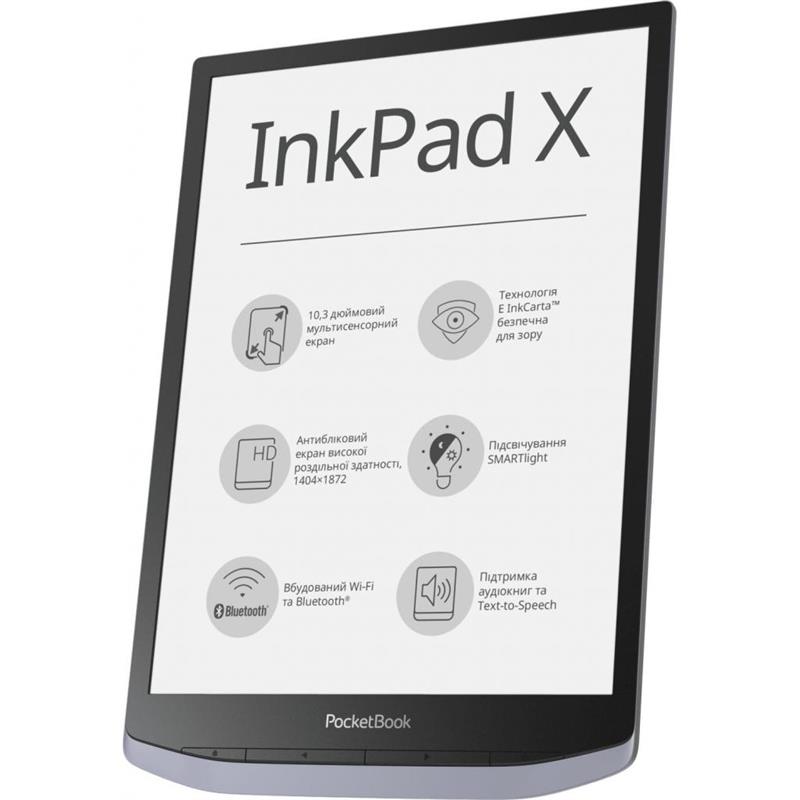 Электронная книга PocketBook 1040 InkPad X Metallic Grey (PB1040-J-CIS)