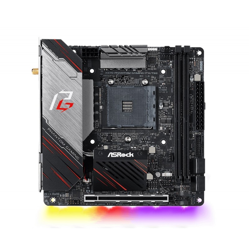 Материнская плата ASRock X570 Phantom Gaming-ITX/TB3 Socket AM4