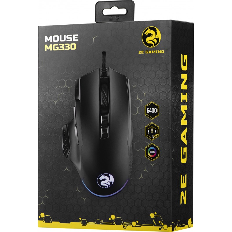 Миша 2E Gaming MG330 RGB USB Black (2E-MG330UB)