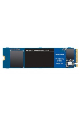 Накопичувач SSD  1ТB WD Blue SN550 M.2 2280 PCIe 3.0 x4 3D TLC (WDS100T2B0C)