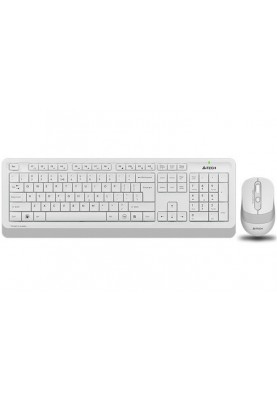 Комплект (клавіатура, мишка) бездротовий A4Tech Fstyler FG1010 White USB