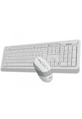 Комплект (клавіатура, мишка) бездротовий A4Tech Fstyler FG1010 White USB