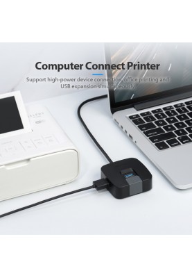 Концентратор Vention 4-Port USB 3.0, 0.5 m (CHBBD)