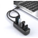 Концентратор Vention USB Hub 4-Port 2.0 Black, 0.5 m (VAS-J43)