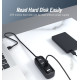 Концентратор Vention USB Hub 4-Port 2.0 Black, 0.5 m (VAS-J43)