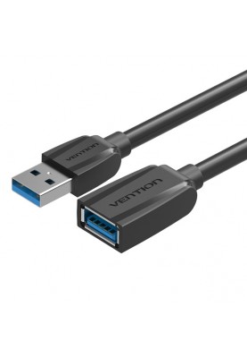 Кабель Vention USB-USB V 3.0 (M/F), 3 м, Black (VAS-A45-B300)