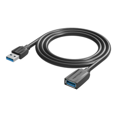 Кабель Vention USB-USB V 3.0 (M/F), 3 м, Black (VAS-A45-B300)