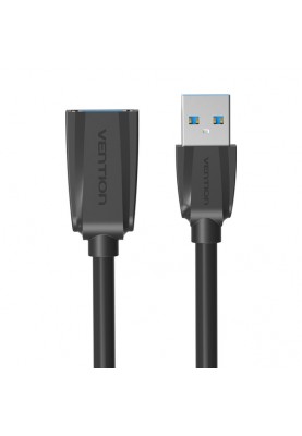 Кабель Vention USB-USB V 3.0 (M/F), 3 м, Black (VAS-A45-B300)